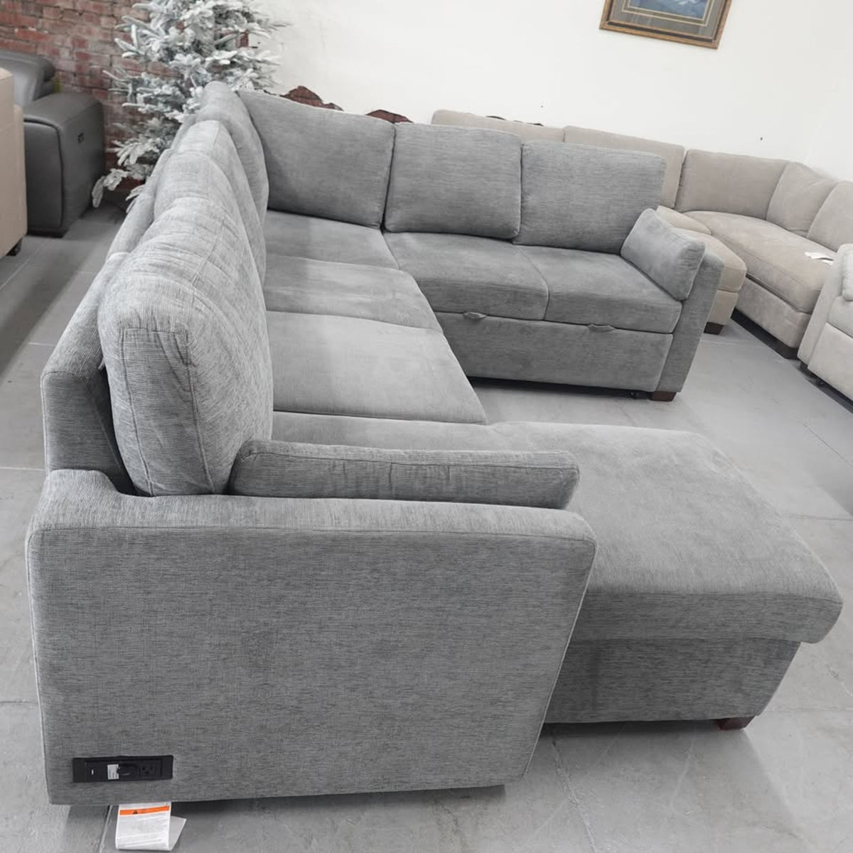 Coddle Luke Sleeper Sectional with Reversible Chaise and Storage