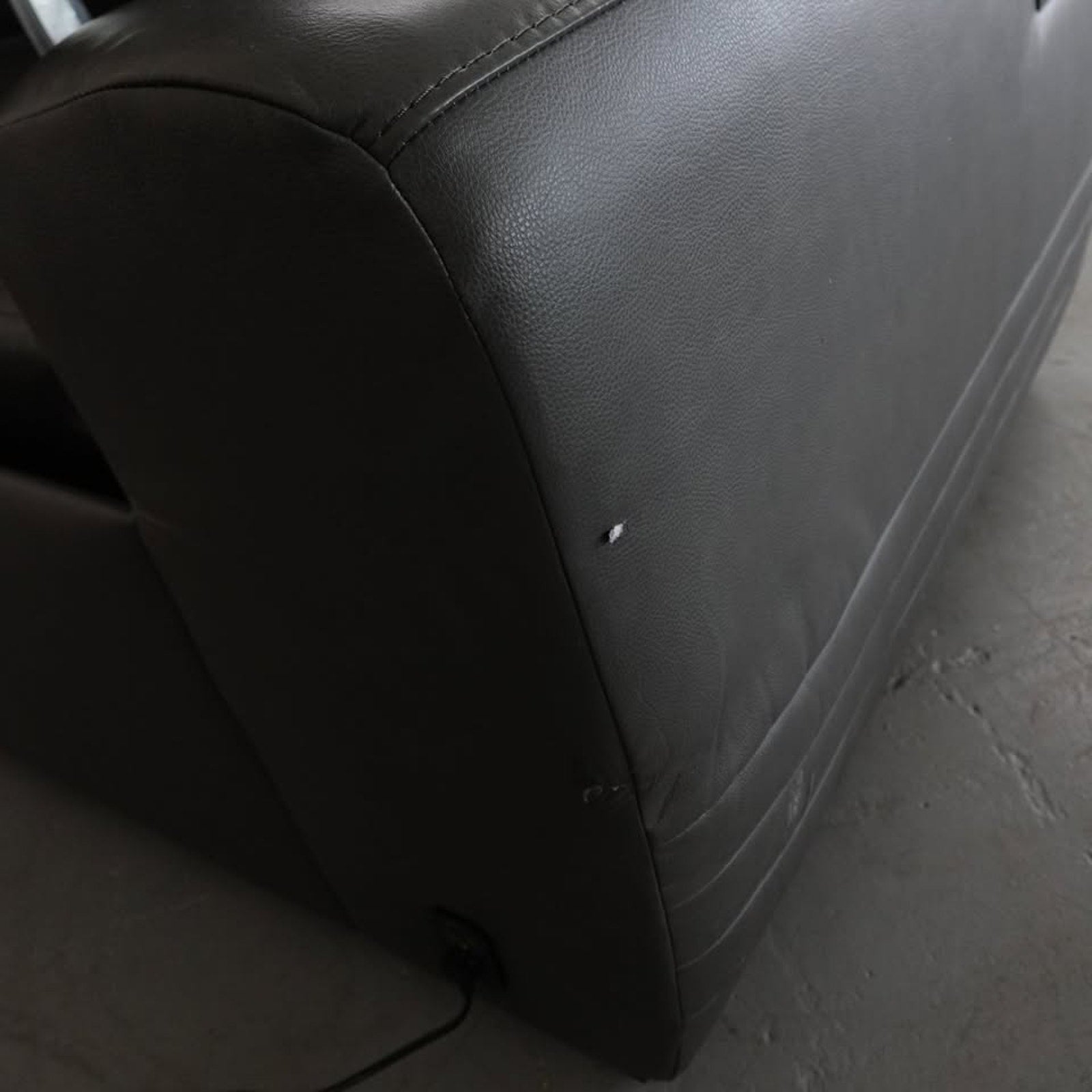 Karson Leather Power Reclining Sectional with Power Headrests
