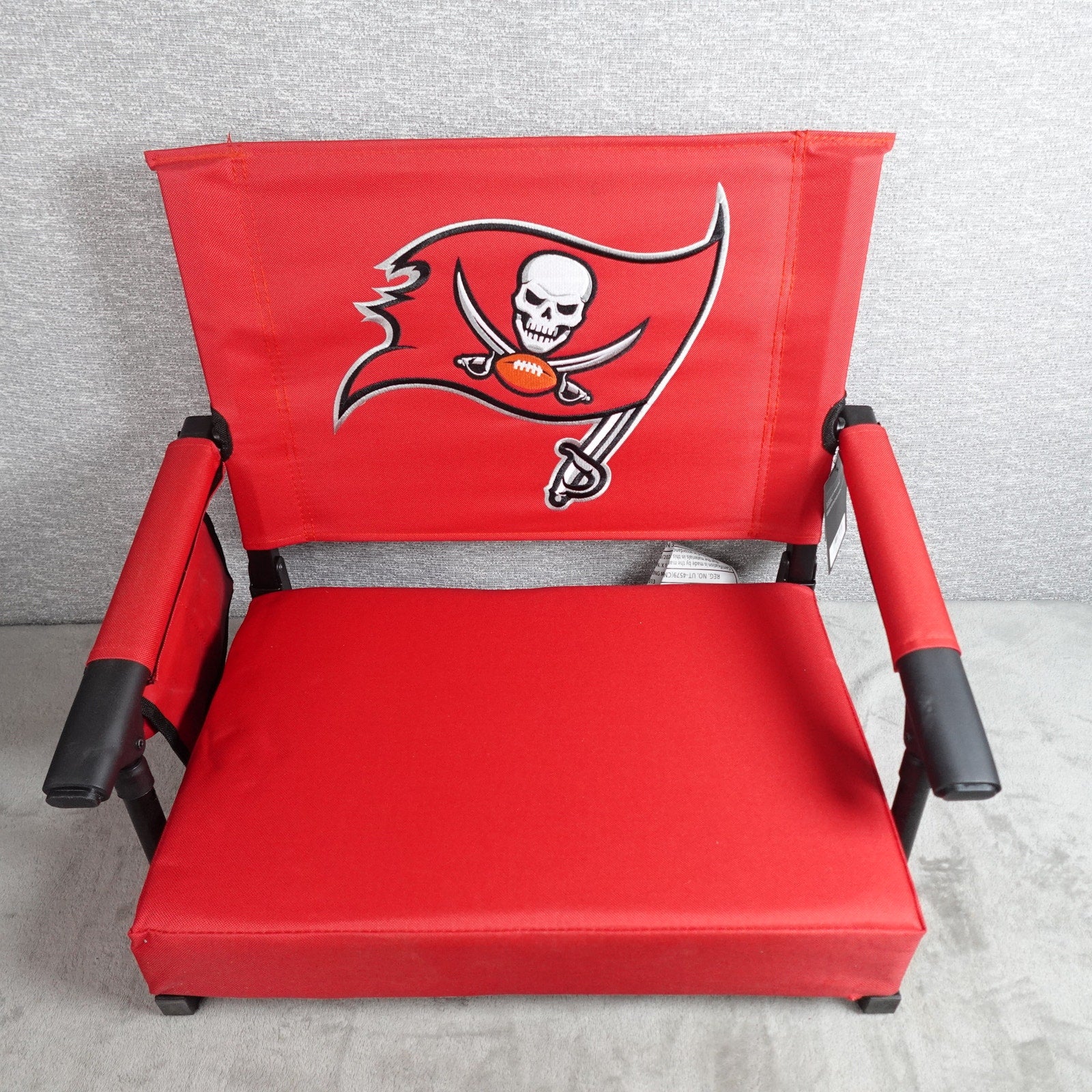 Logo Brands Tampa Bay Buccaneers NFL Premium Stadium Seat Chair Red