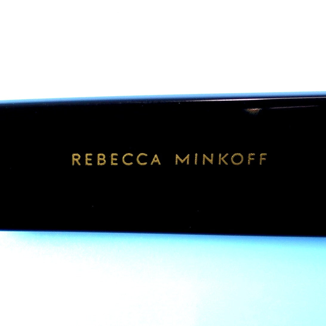Rebecca Minkoff Black Mazey Studded Sunglasses 100% UV Protection