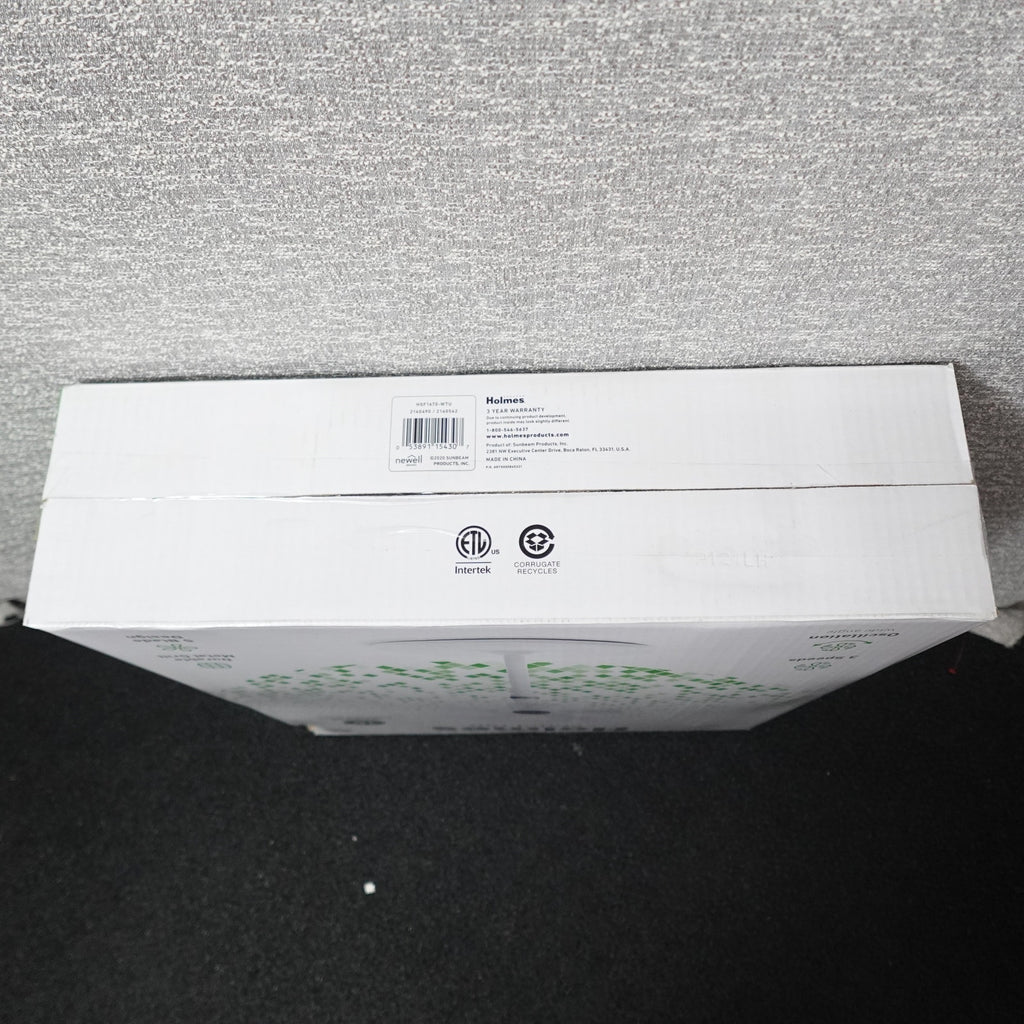 Lot of 2 Holmes 16" Stand Fan with Weighted Pedestal Base, White New in Box