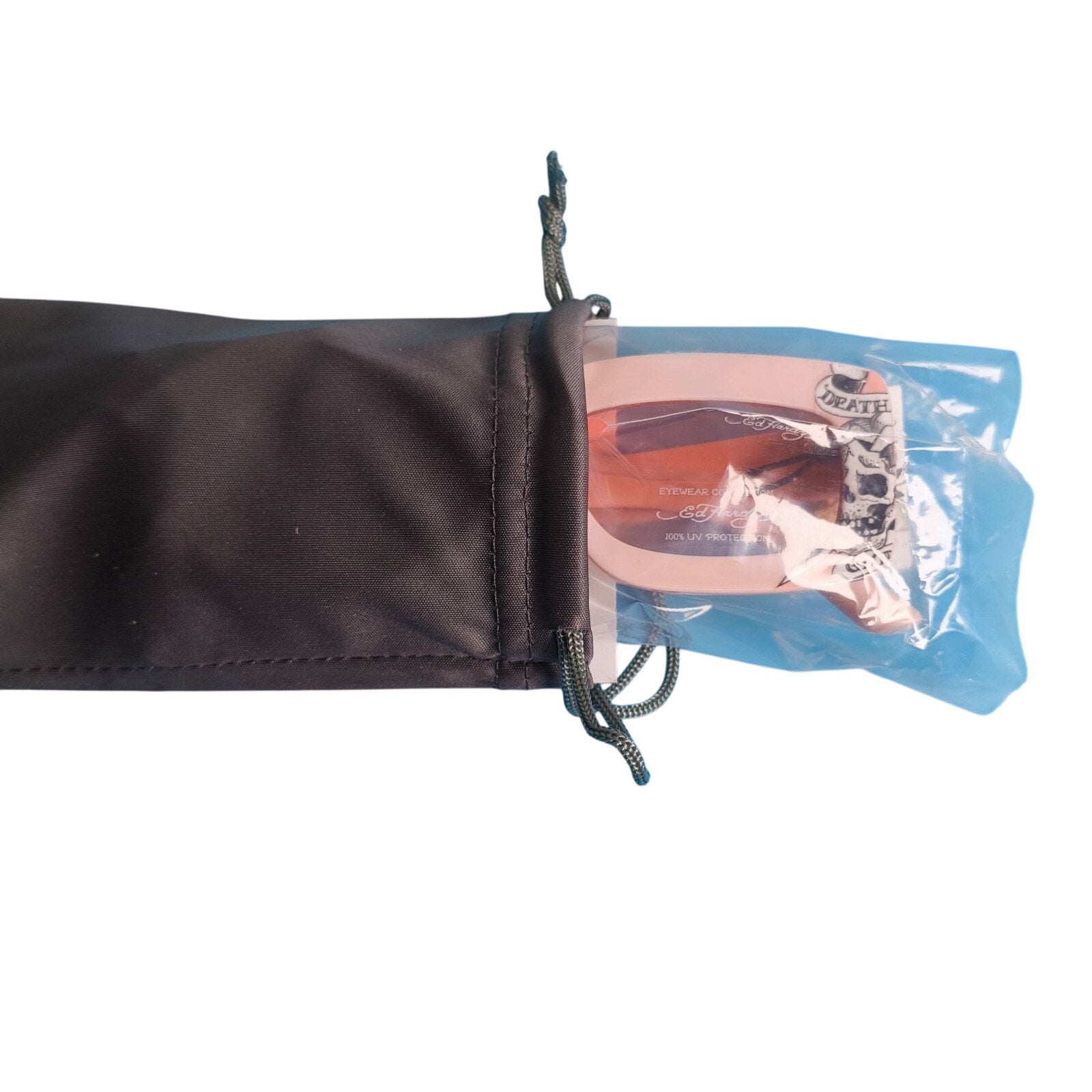 Ed Hardy Love Kills Slowly Collection Sunglasses UV Protective Vertex Skull Pink