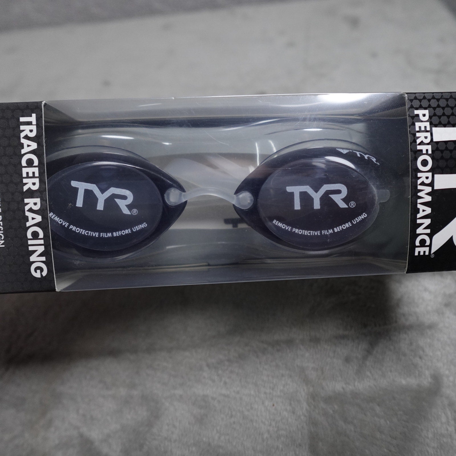 Lot of 3 TYR Tracer Racing Adult Swim Goggles FINA Approved New