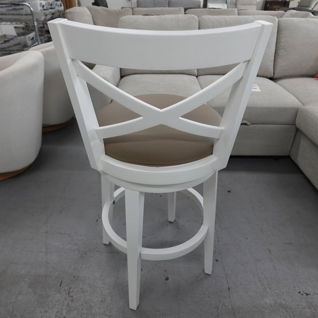 Grace Bar Height Stool White - HH2 Home