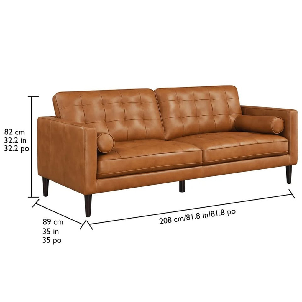 Harstine Leather Sofa