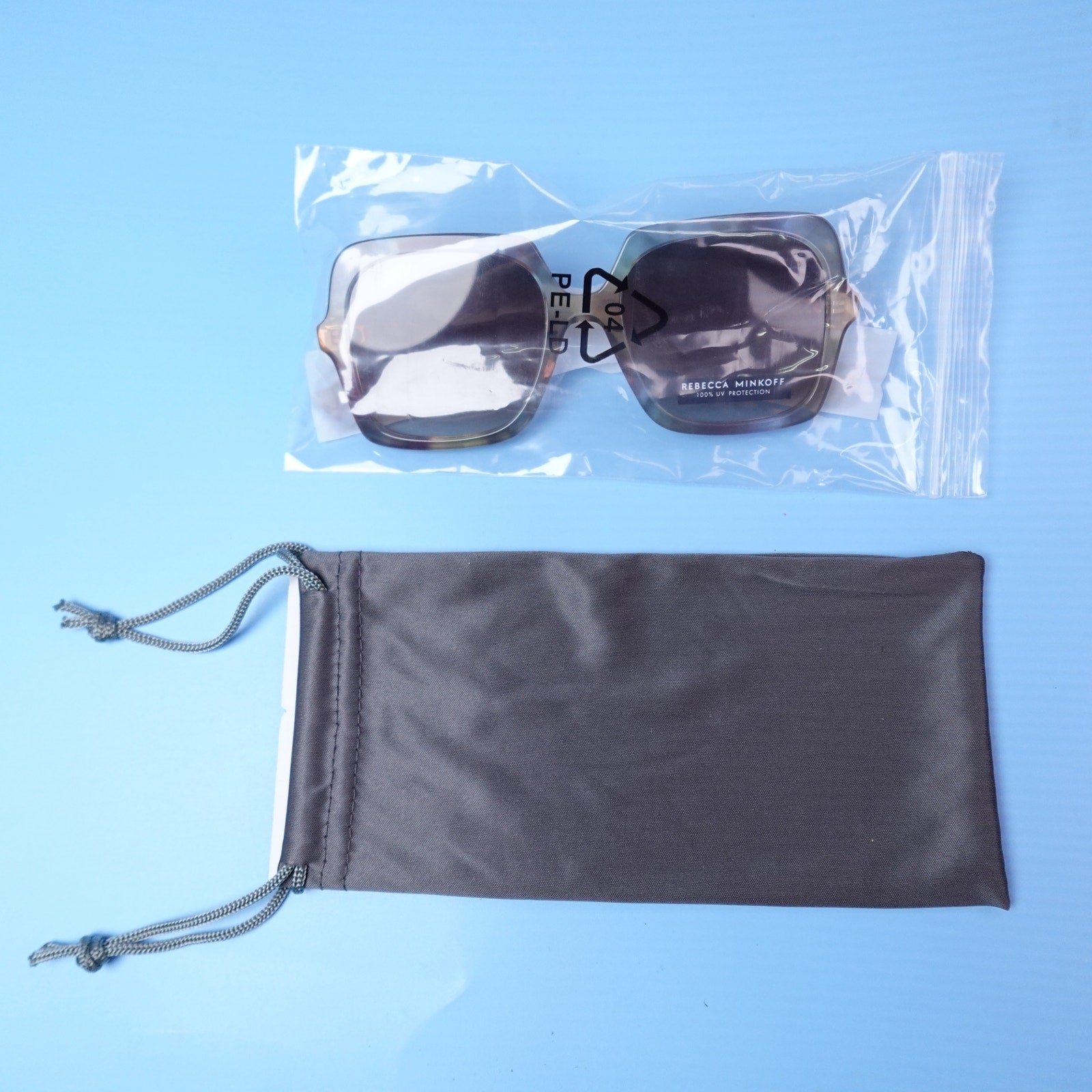Rebecca Minkoff Willow Sunglasses Multicolor Tortoise Shell with Gold Arms