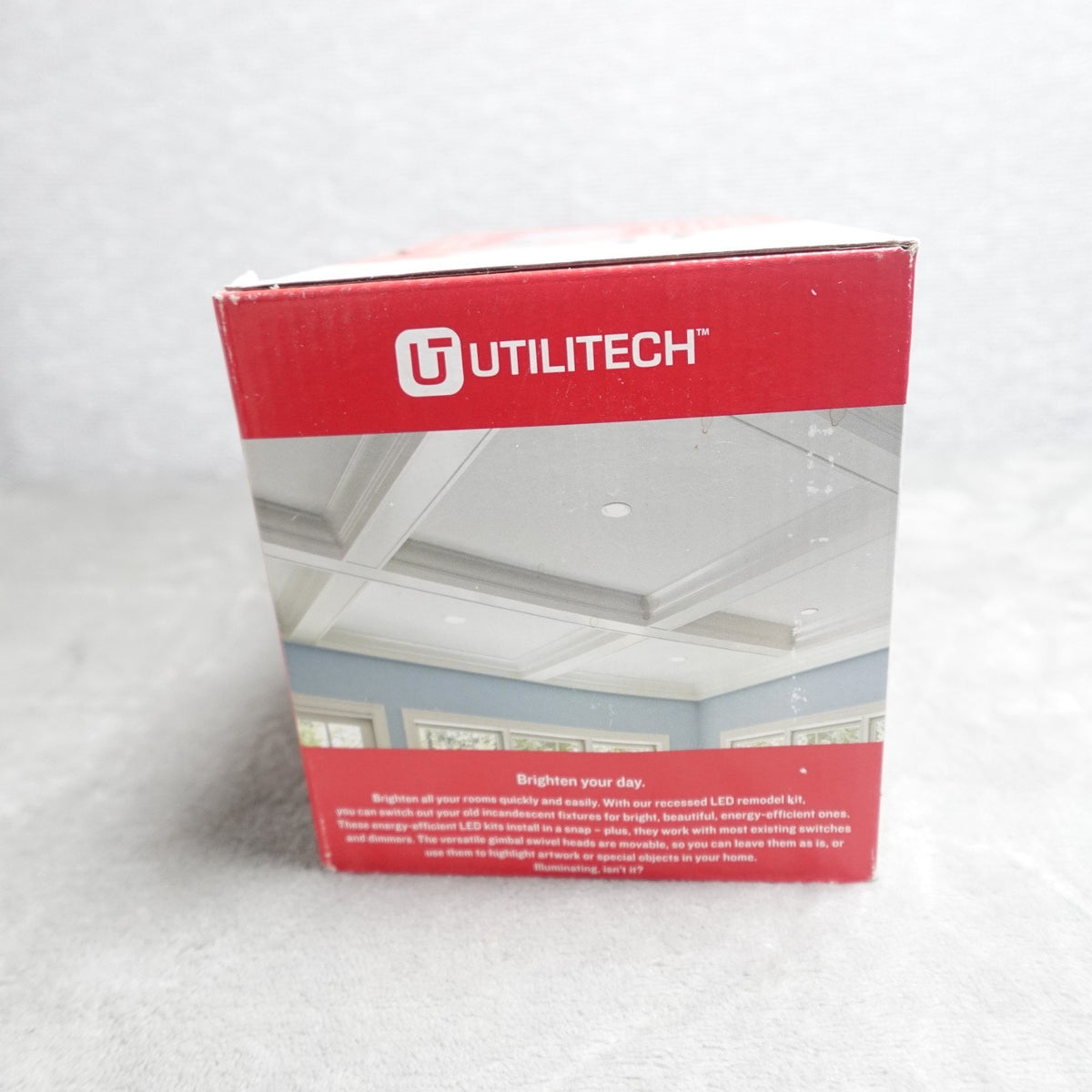 Lot 4 Utilitech LED Light Bulb Recessed Gimbal Remodel Kit 470L Bronze 3000K NEW