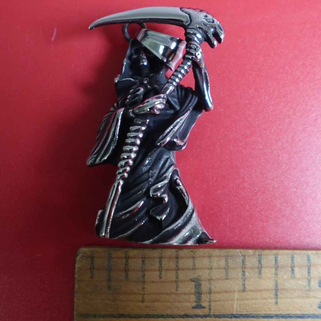 Stainless Steel Grim Reaper Pendant SP-604