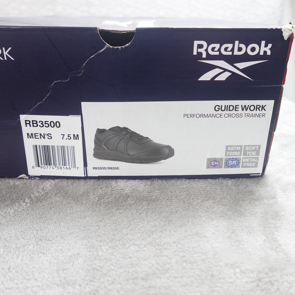 Reebok Guide 3.0 Work Performance Cross Trainer RB3500 Men's 7.5M Black NEW