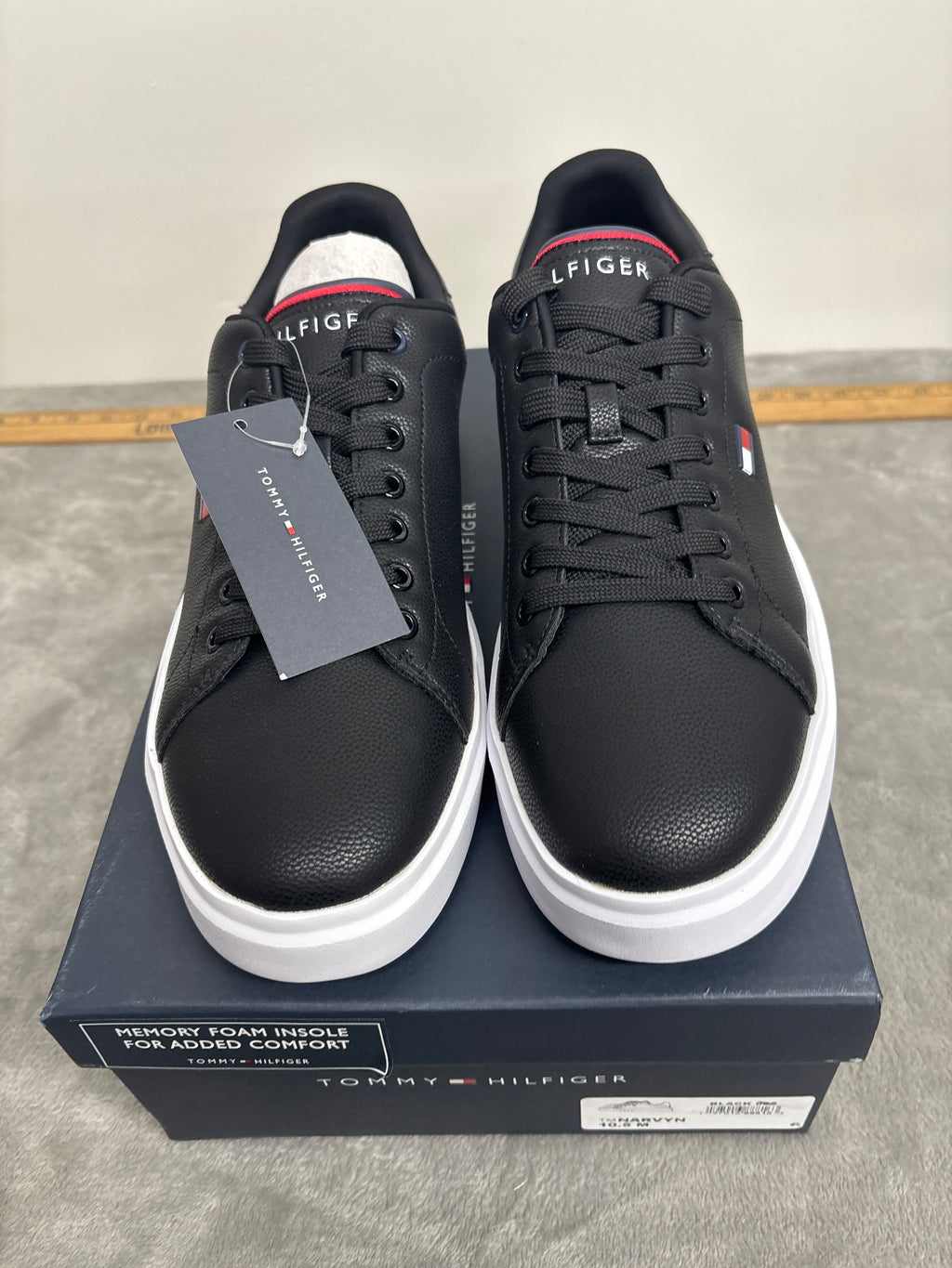 Tommy Hilfiger black sneakers