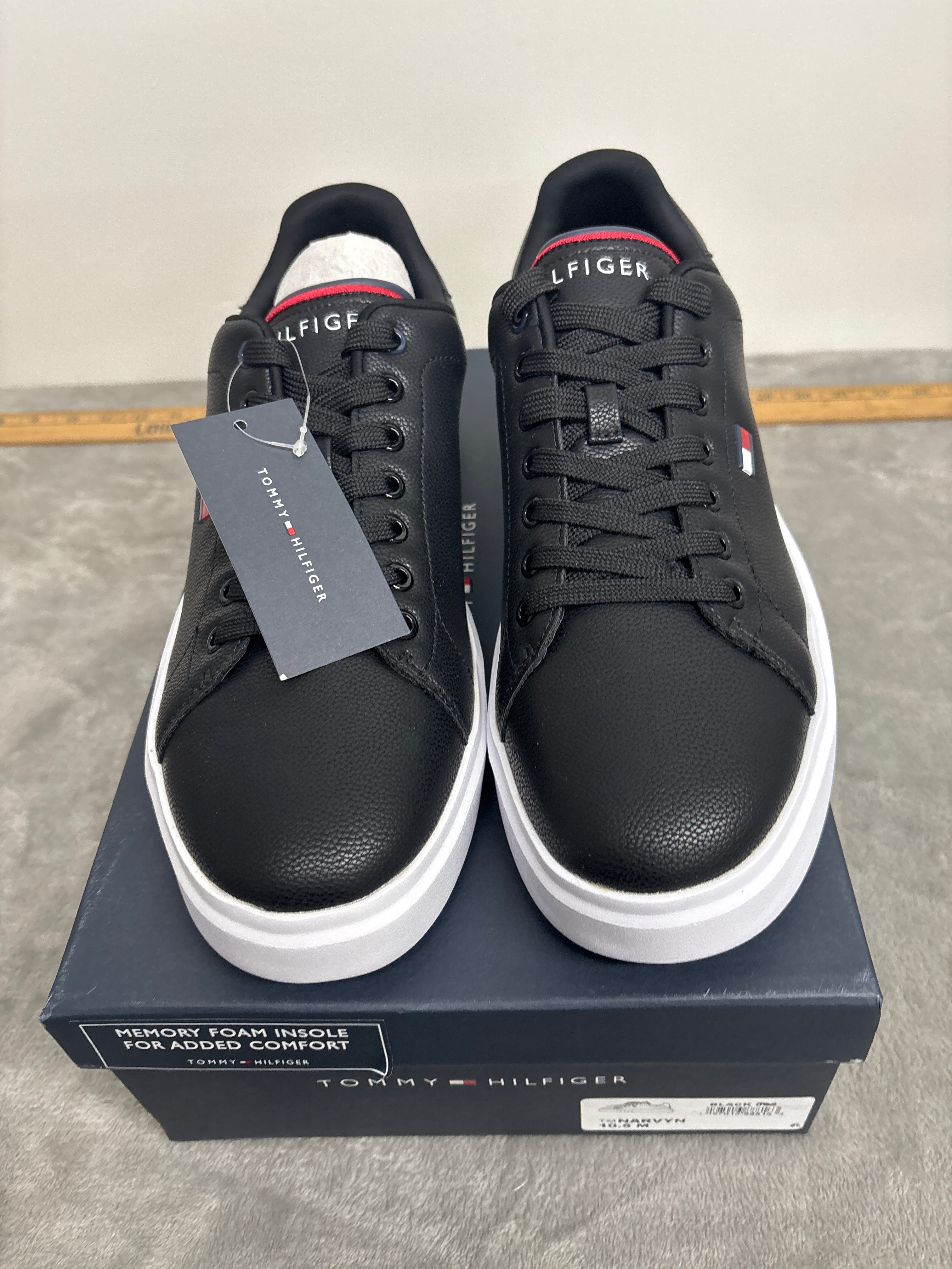 Tommy Hilfiger black sneakers