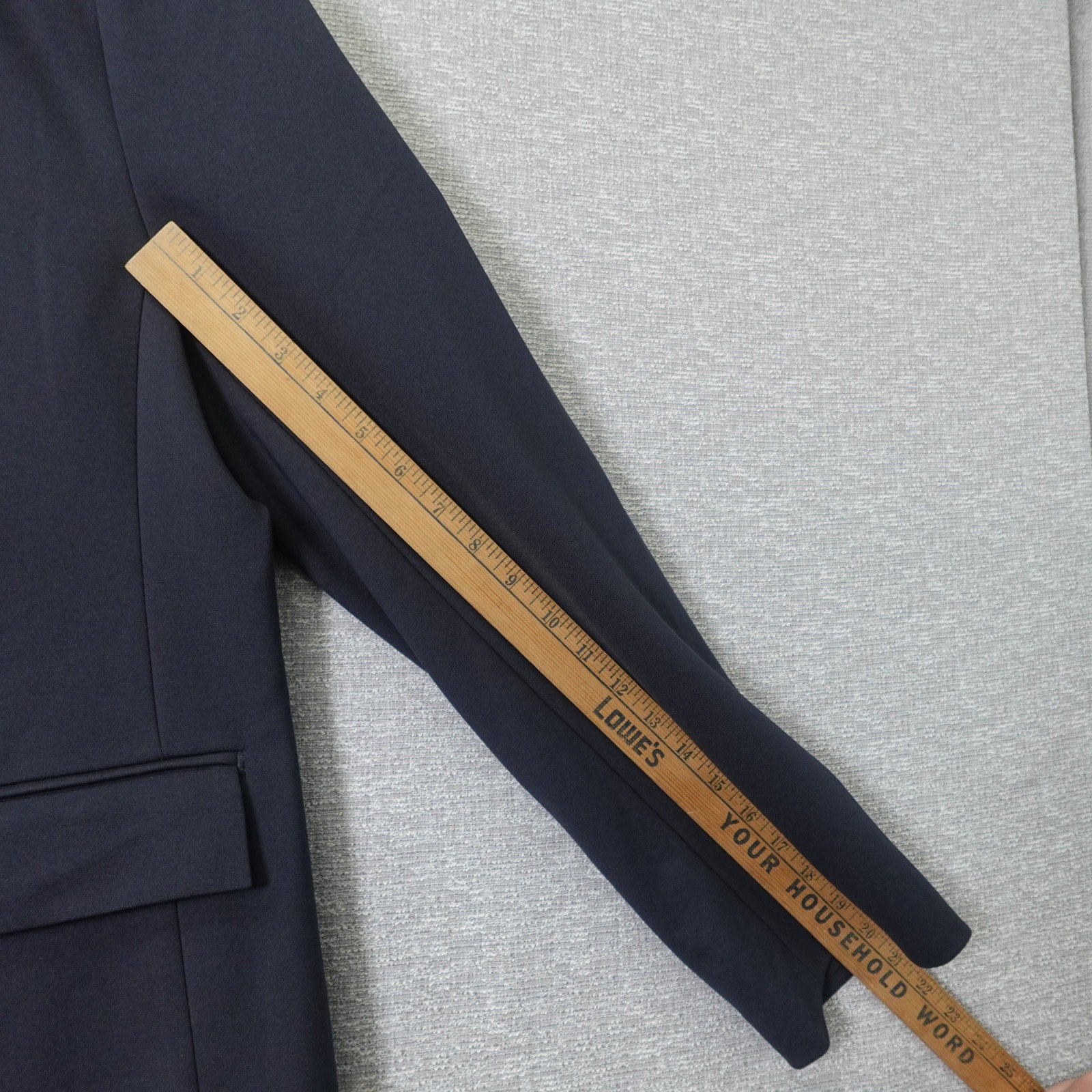 Calvin Klein Womens Ponte Blazer Charcoal - 2XL