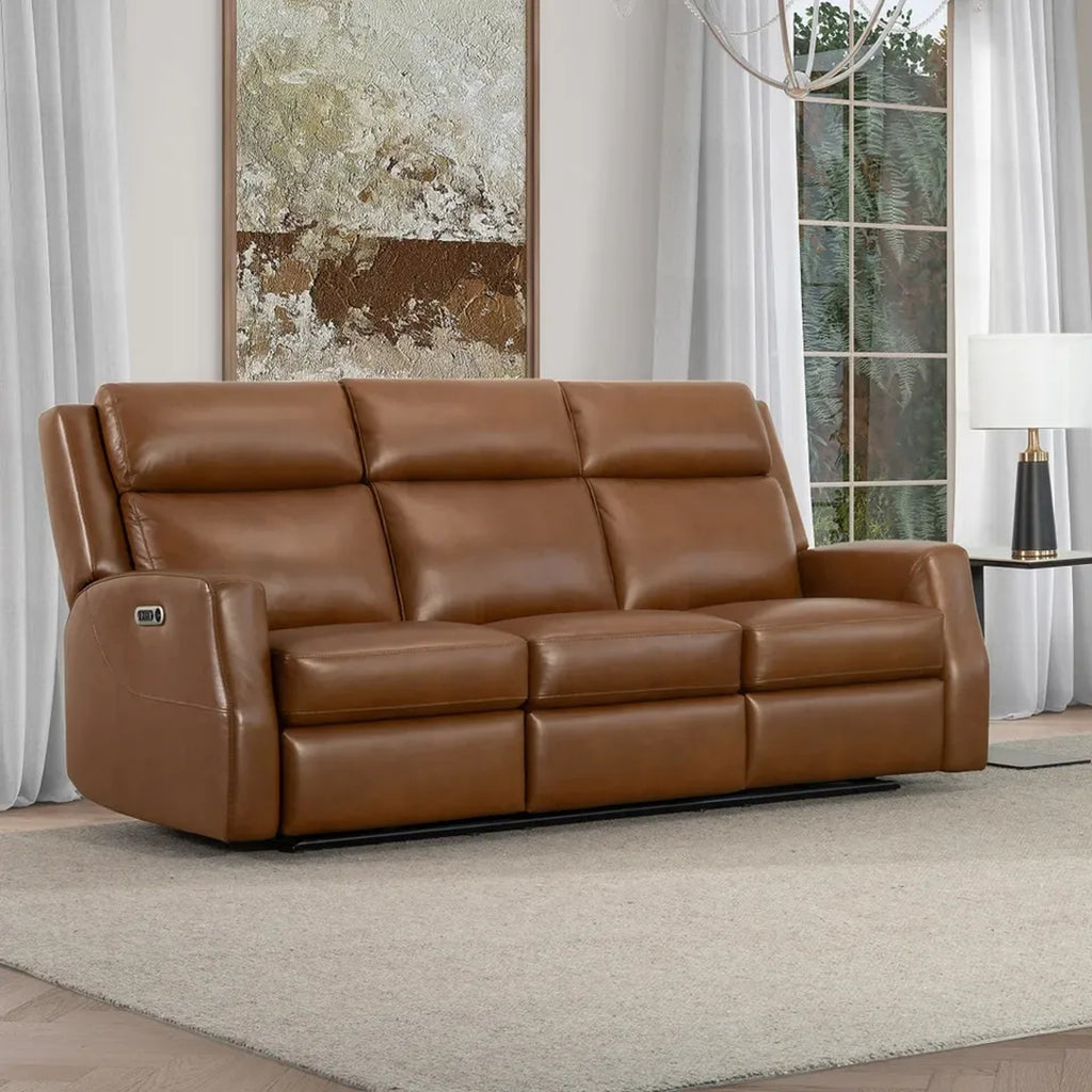 Thorton Leather Power Reclining Sofa