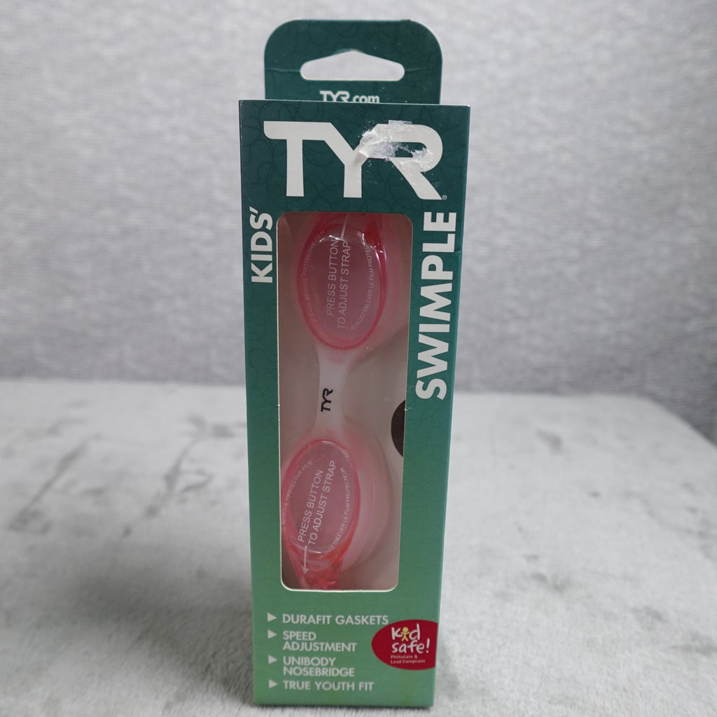 Lot of 4 TYR Swimple Kids Swim Goggles Rose Pink Youth New