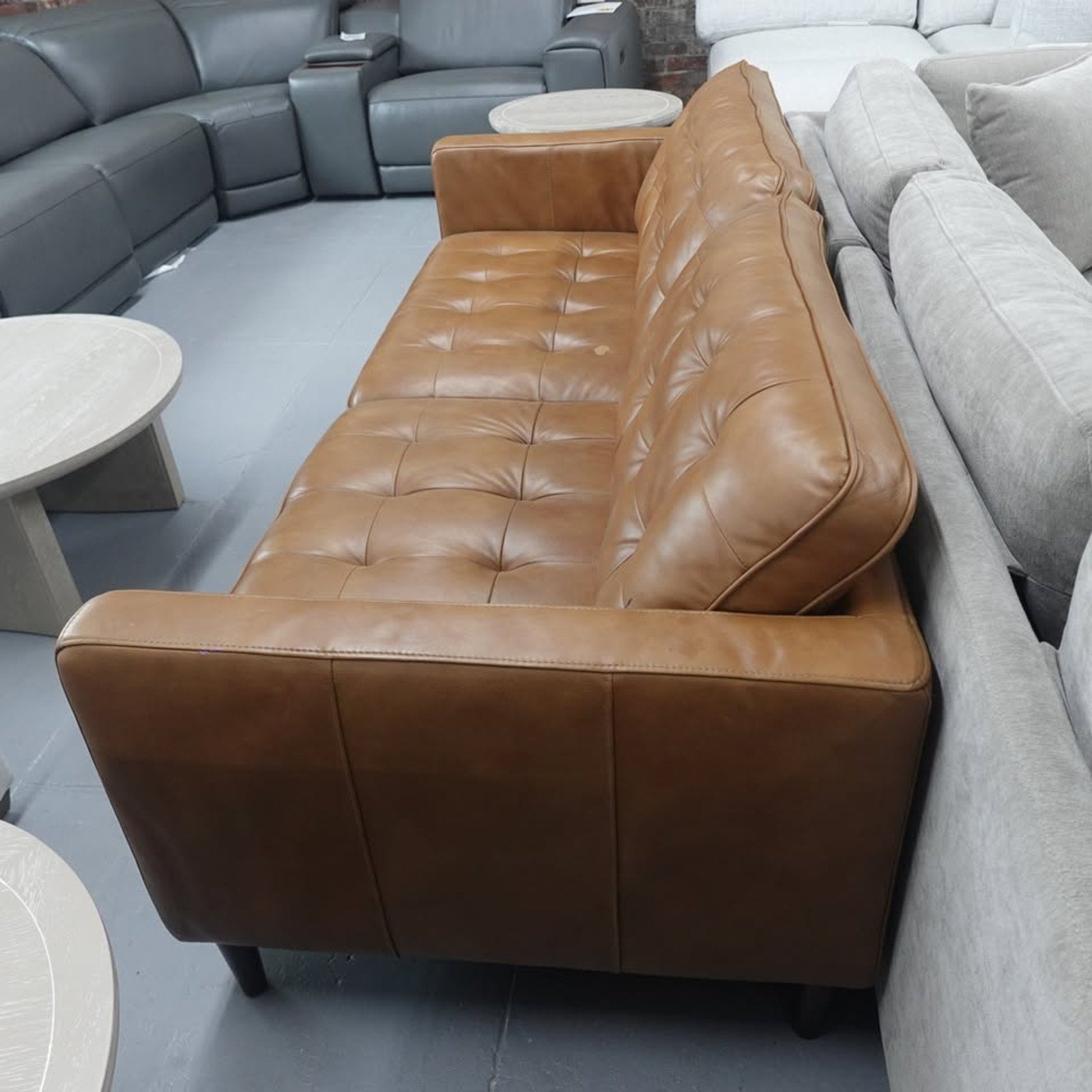 Harstine Leather Sofa