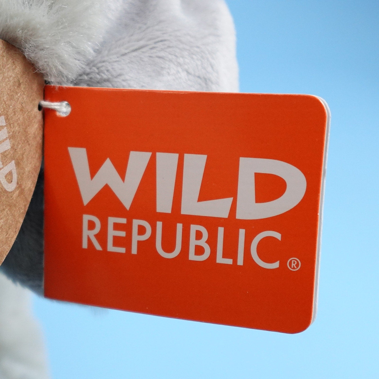 Wild Republic Earthkins African Elephant Plush Stuffed Animal 8" Grey NEW