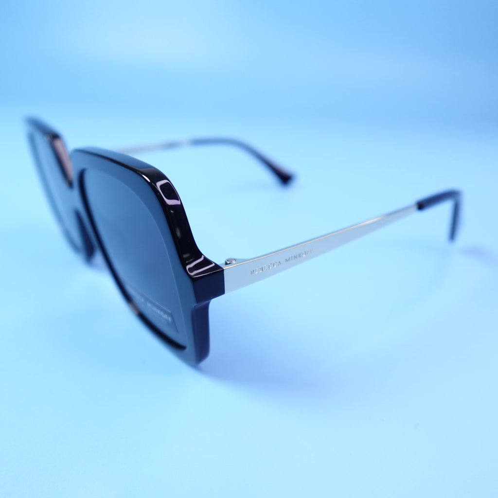 Rebecca Minkoff Sunglasses Willow Black & Silver 100% UV Protection