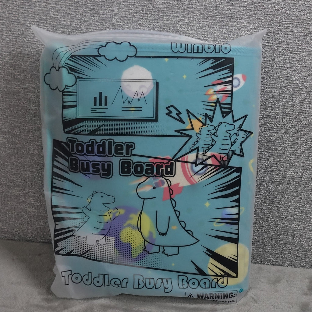 Winblo Toddler Busy Board Montessori Learning Activity Sensory Book Space Rocket