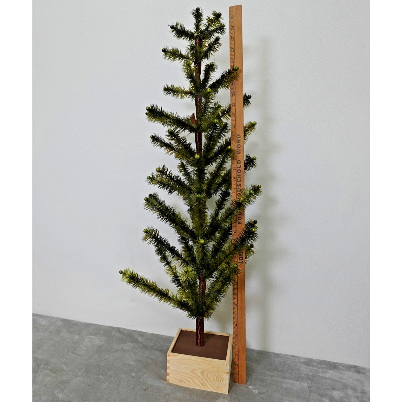 36” Decorative Christmas Tree, Lightweight Holiday Seasonal Decor. New