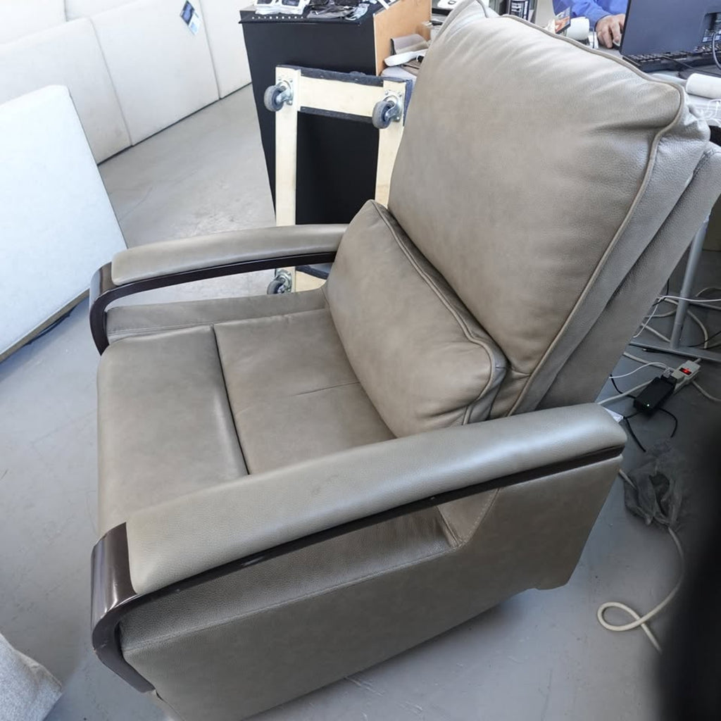 Shayne Leather Power Recliner with Power Headrest