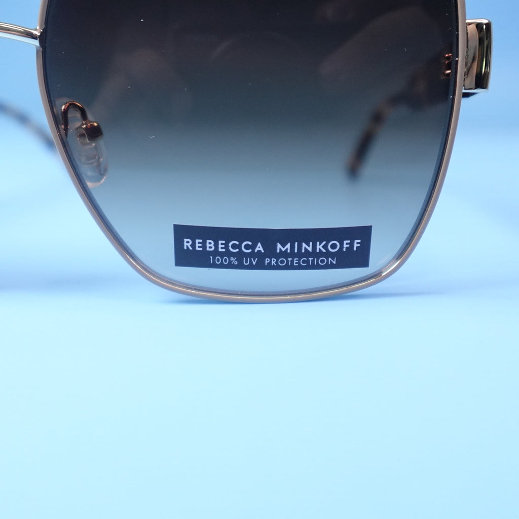 Rebecca Minkoff Tayden Gold Frame Brown Mottled Tortoiseshell Sunglasses