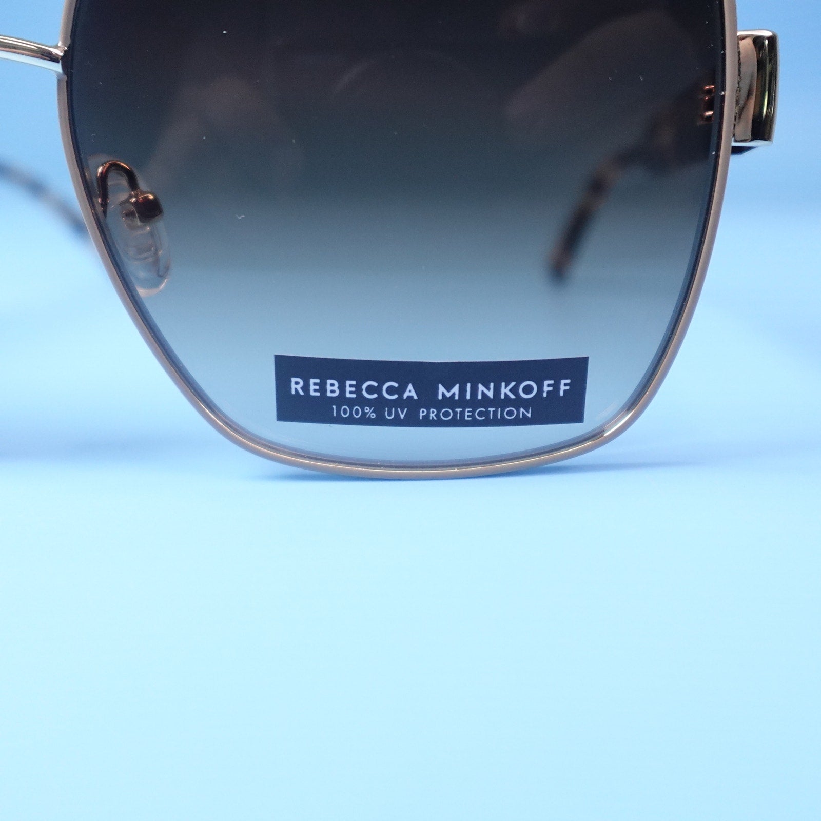 Rebecca Minkoff Tayden Gold Frame Brown Mottled Tortoiseshell Sunglasses