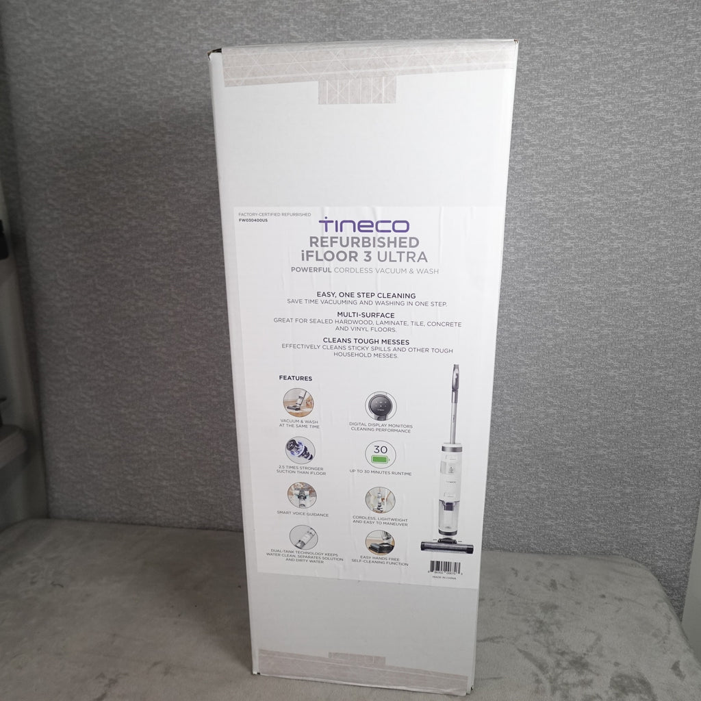 Tineco iFloor 3 Ultra Cordless Wet Dry Vacuum Hard Floor Washer Refurbished