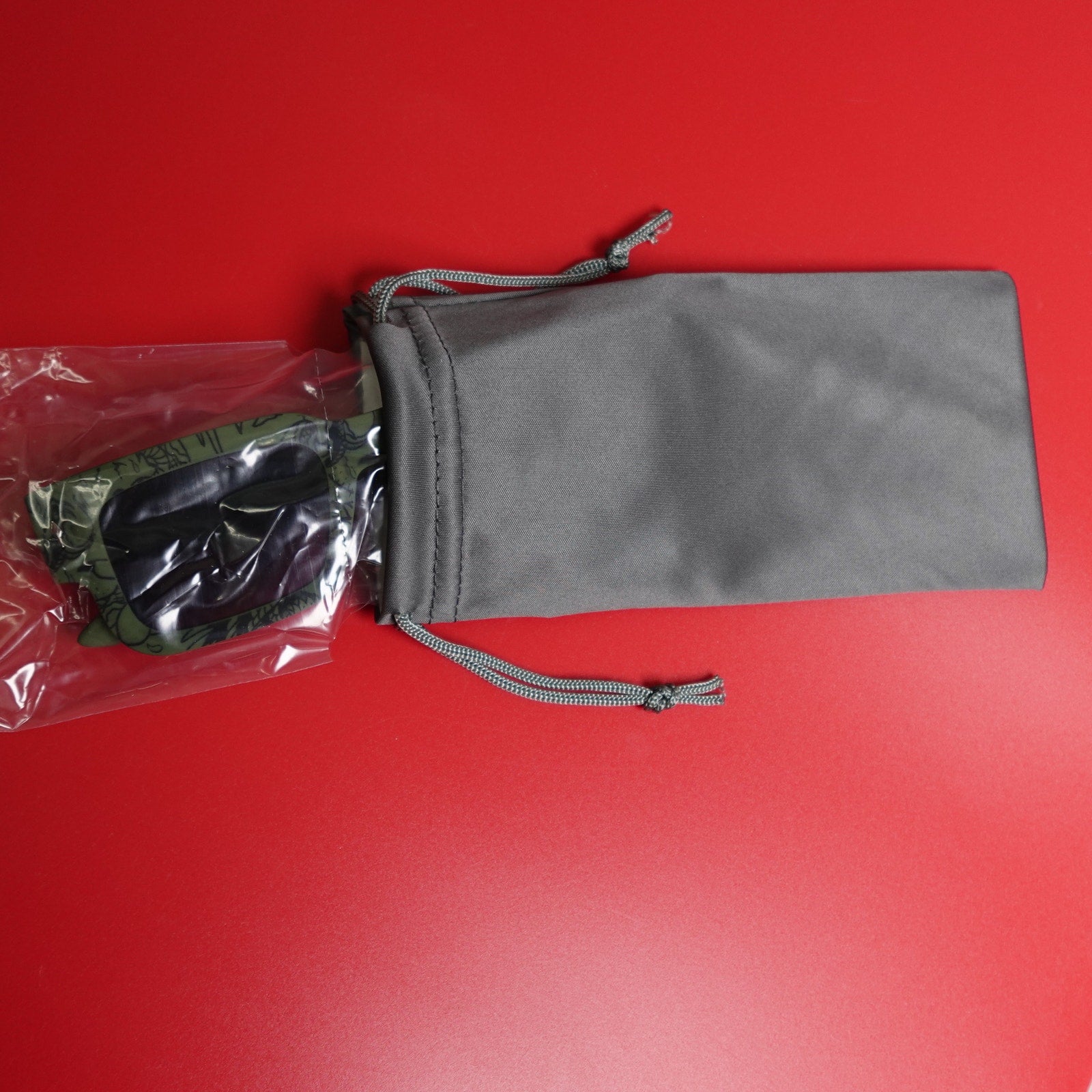 Ed Hardy Camouflage Green Square Frame Sunglasses Black 100% UV Protection