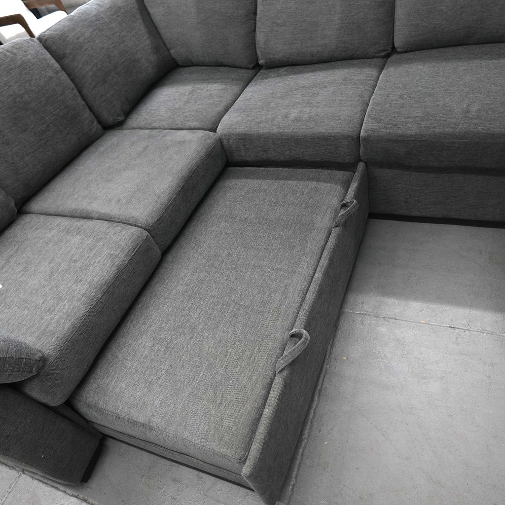 Coddle Luke Sleeper Sectional with Reversible Chaise and Storage