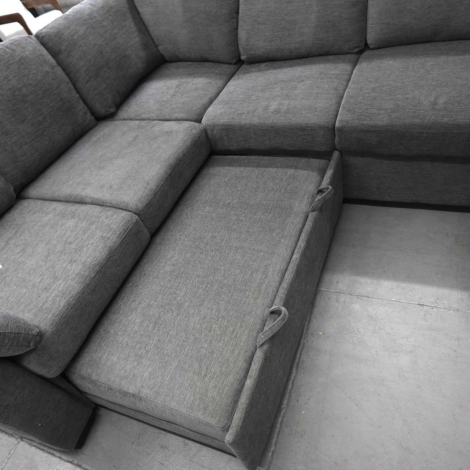 Coddle Luke Sleeper Sectional with Reversible Chaise and Storage