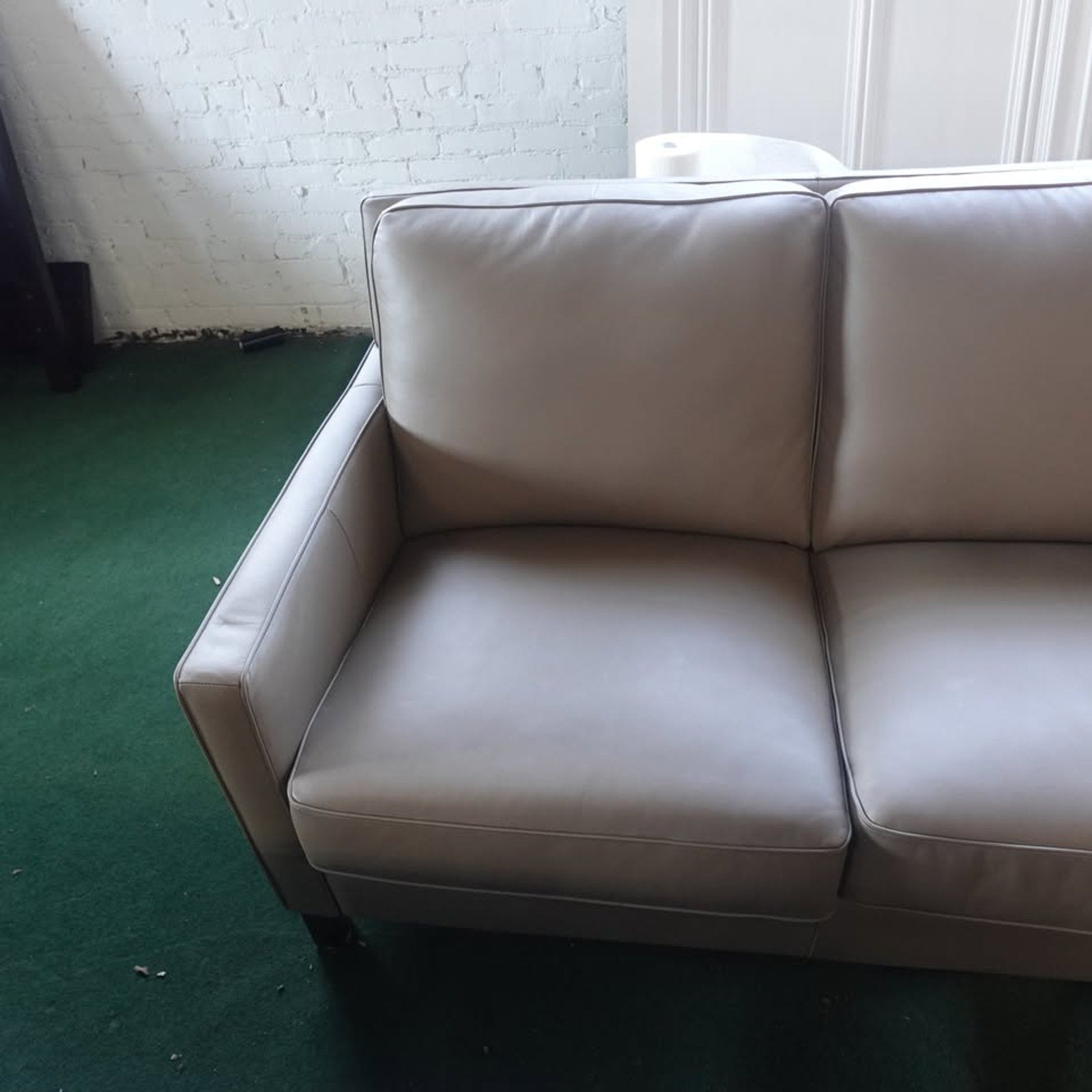 West Park Leather Sofa - Tan