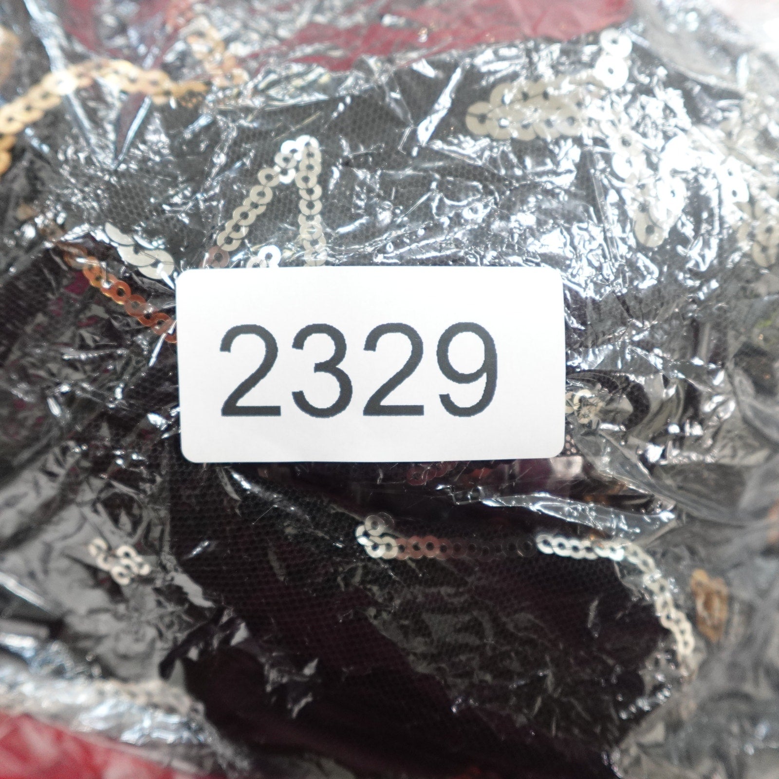 Vince Camuto Black Long Sleeve Mesh Dress with Sequin Stars Women's Size 6