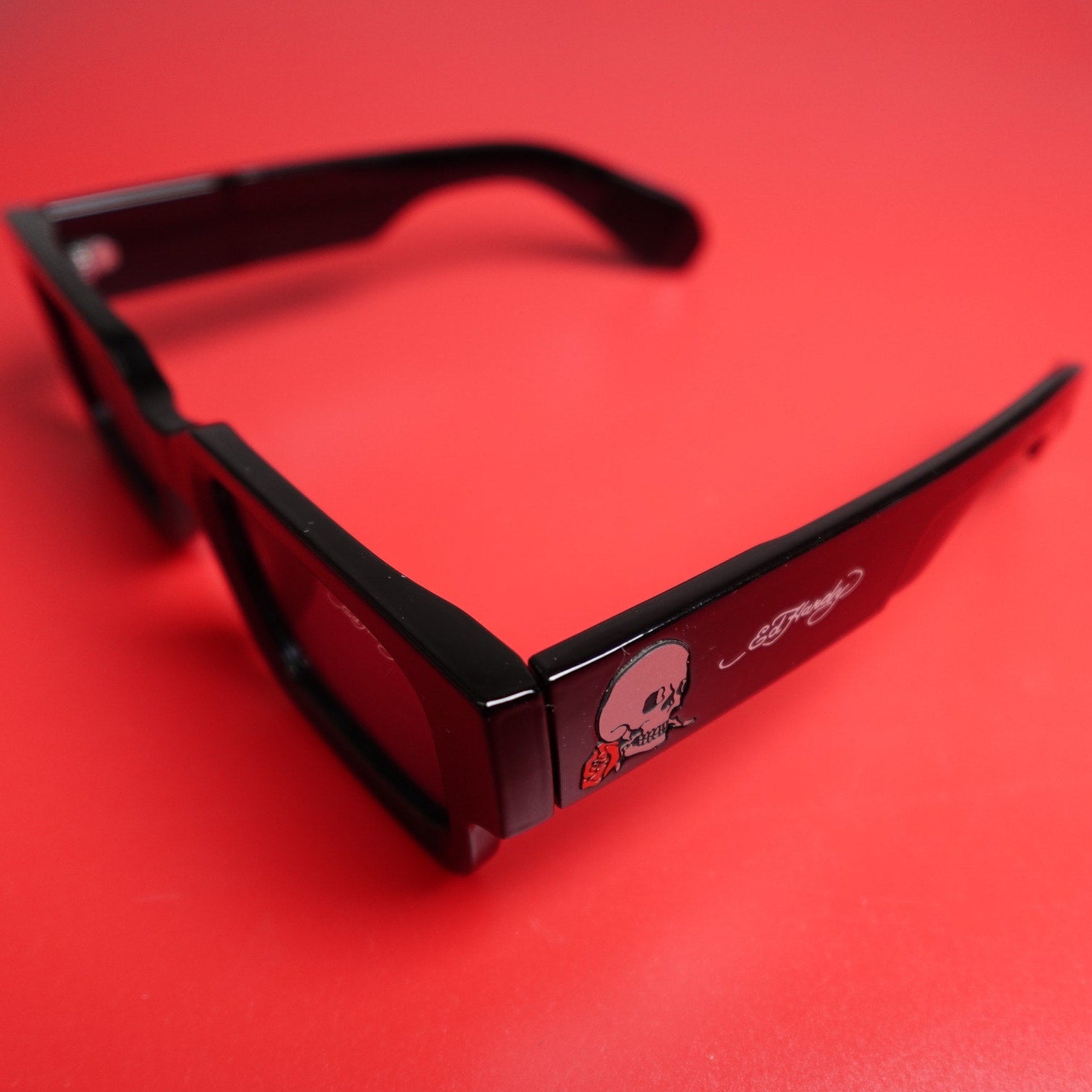 Ed Hardy Los Muertos Sunglasses Black 100% UV Protection