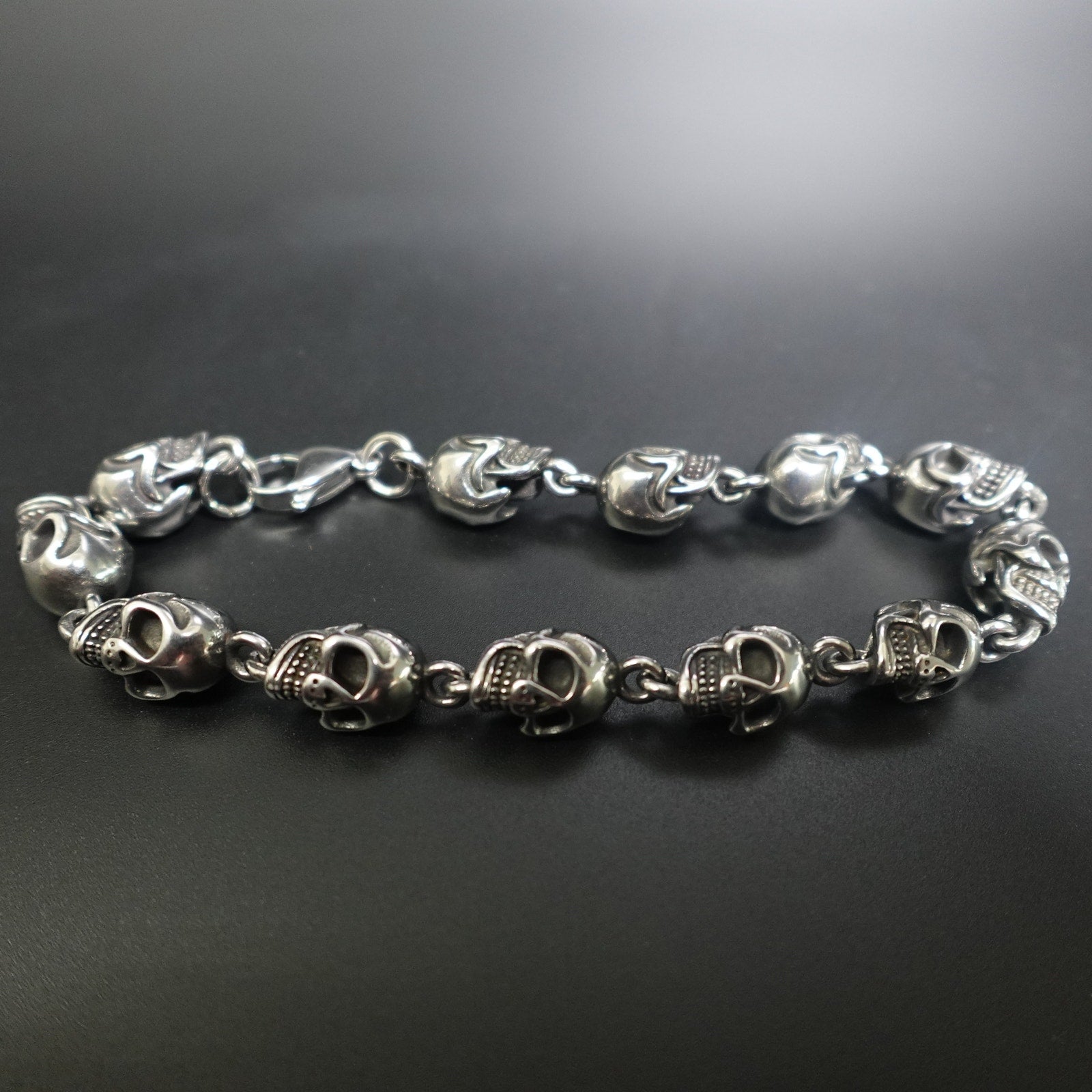 Stainless Steel Skull Bracelet