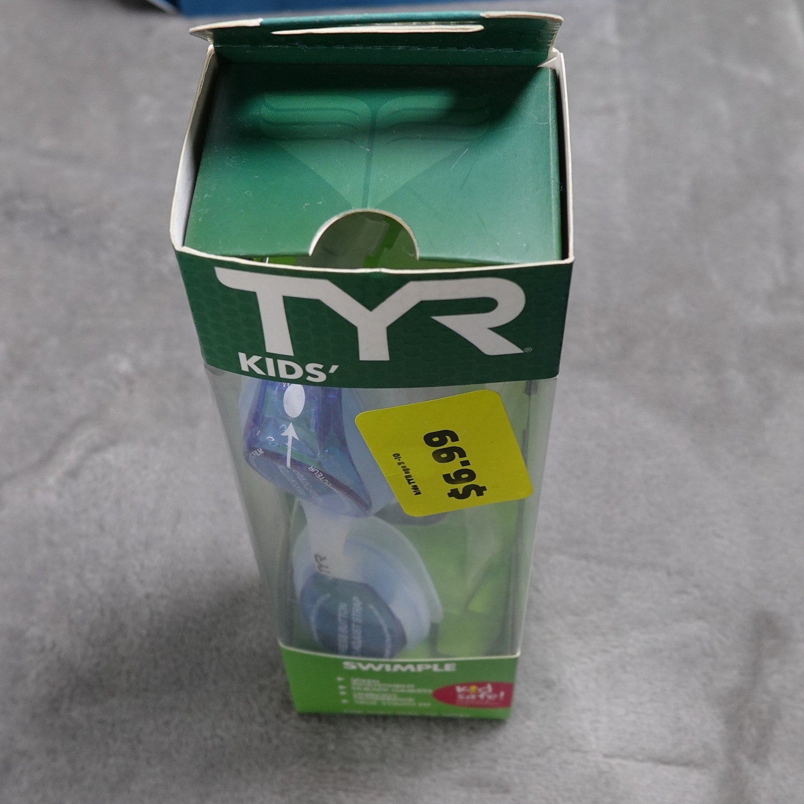 TYR Swimple Kids Swim Goggles Blue Youth Swimming New