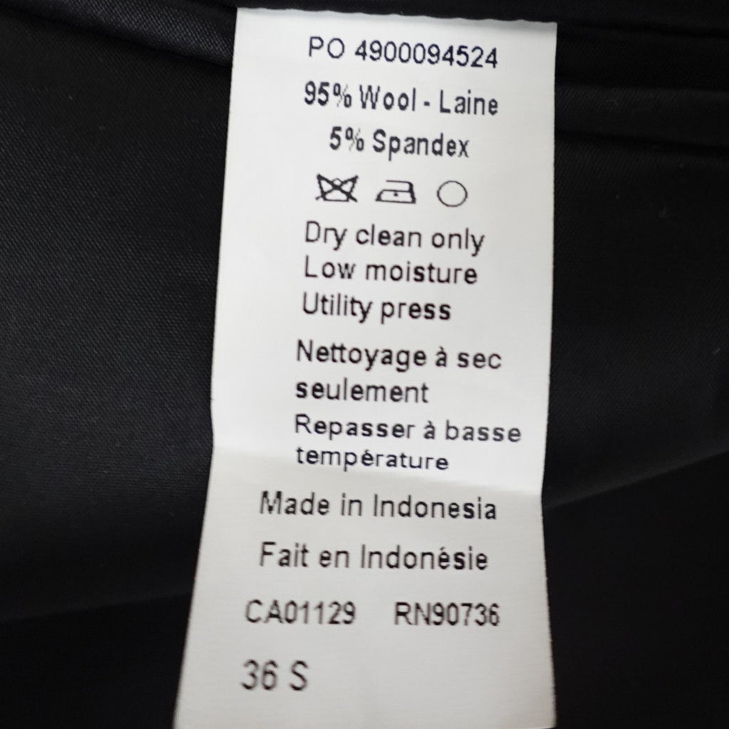 Calvin Klein Skinny Fit Black Suit Jacket - 36 Short