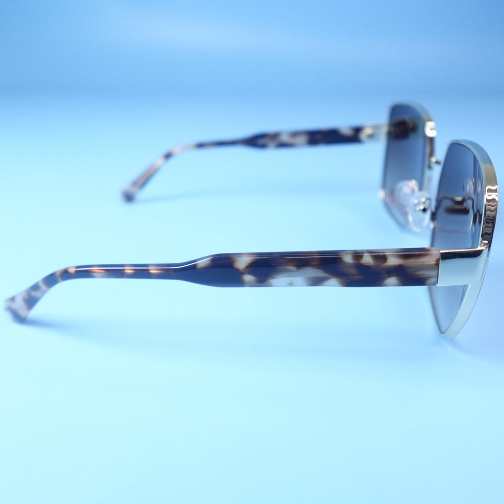 Rebecca Minkoff Tayden Gold Frame Brown Mottled Tortoiseshell Sunglasses