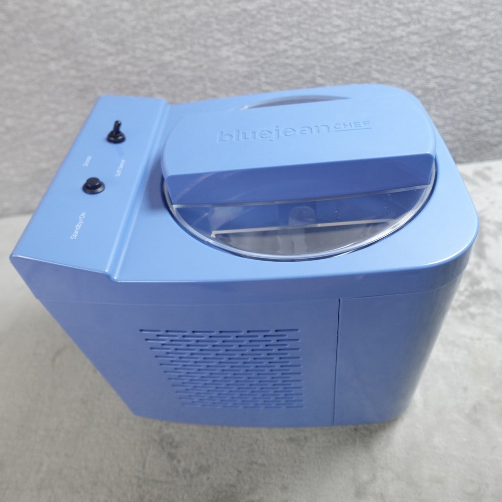 Blue Jean Chef 1 Qt Thermoelectric Ice Cream Maker Denim Blue SBJCTEIC100 NEW