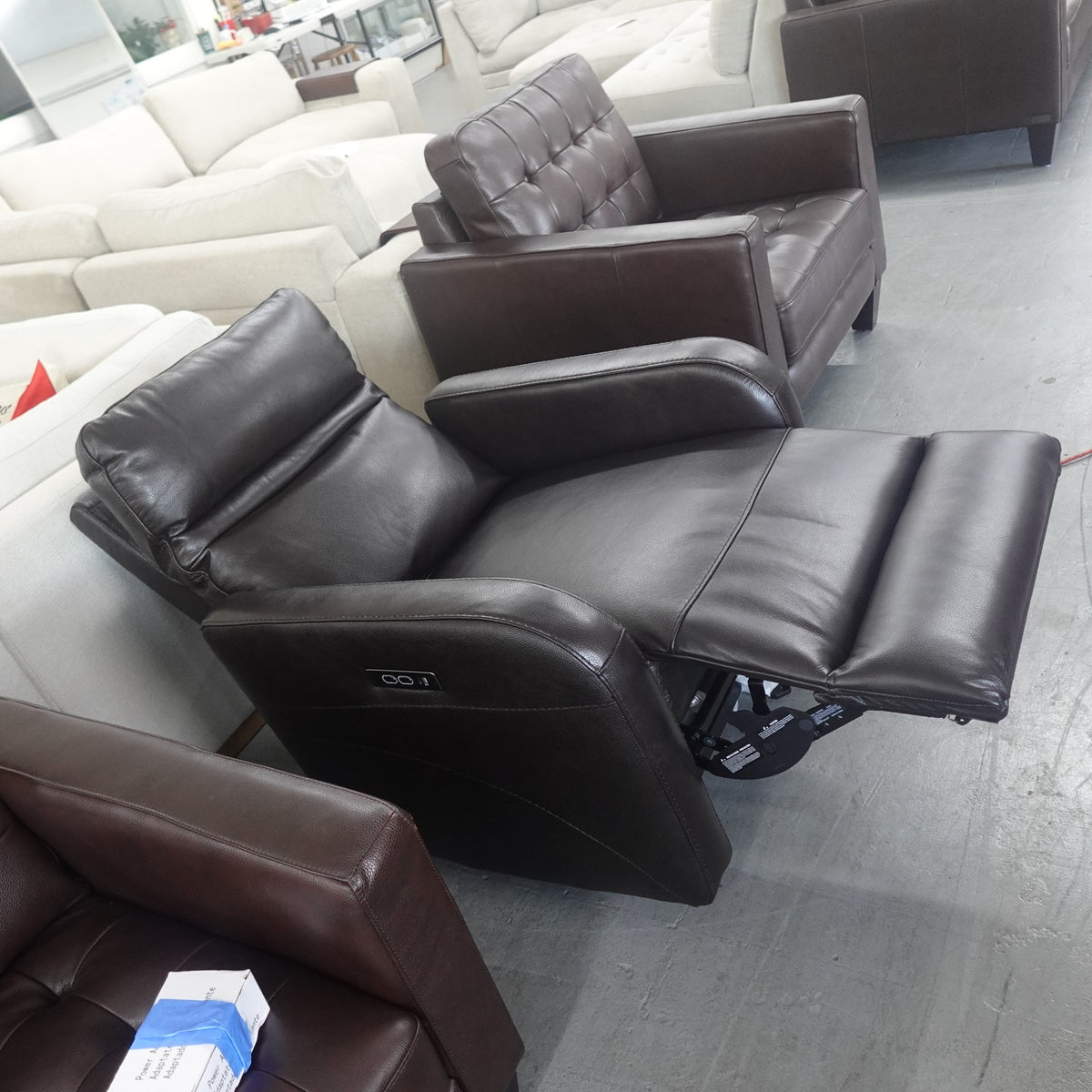 Gilman Creek Aldryn 2.0 Leather Gliding Power Recliner with Power Headrest