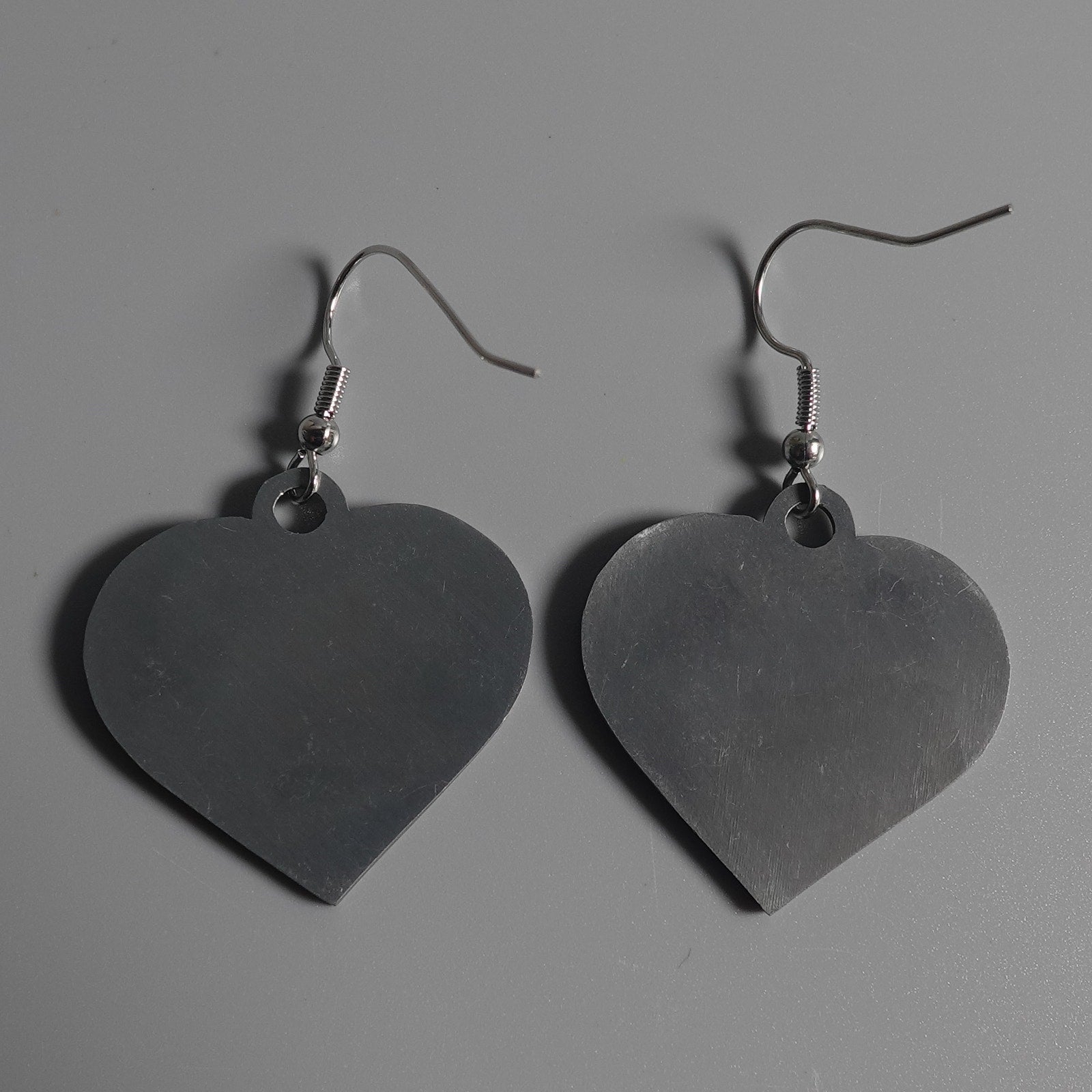 Officially Licensed Earrings- NFL Panthers Team Heart