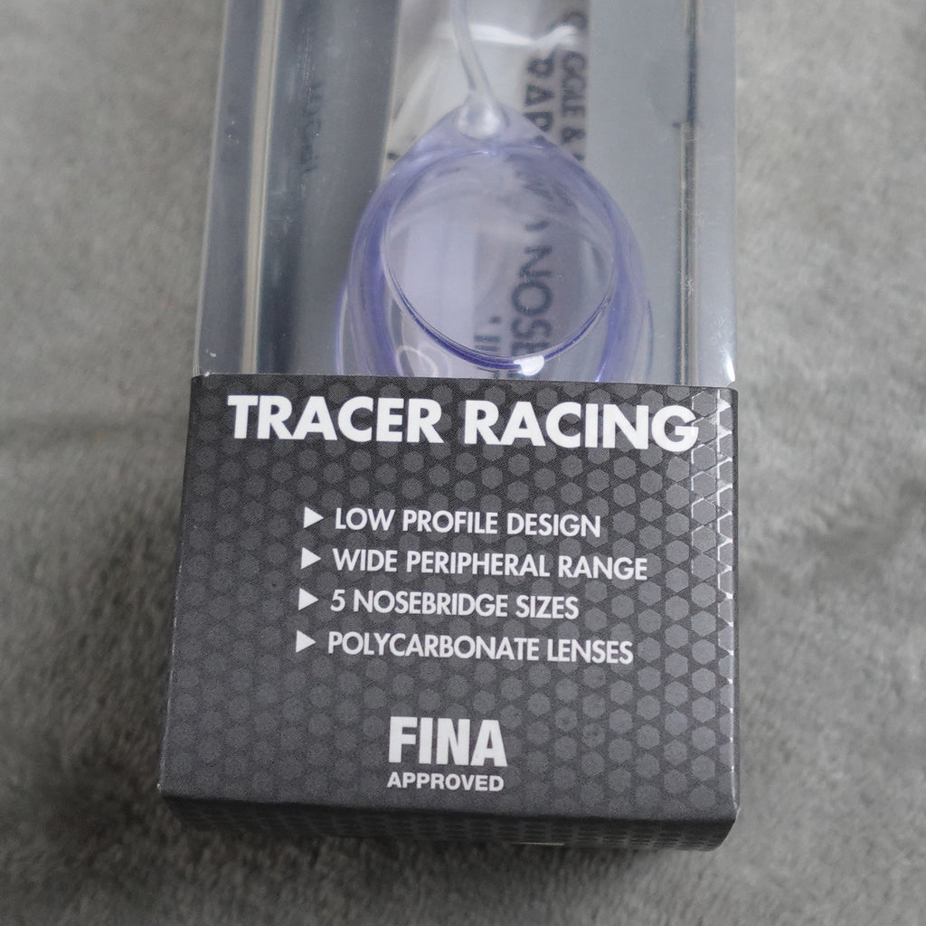 Lot of 4 TYR Tracer Racing Adult Swim Goggles Clear Lens FINA Approved New