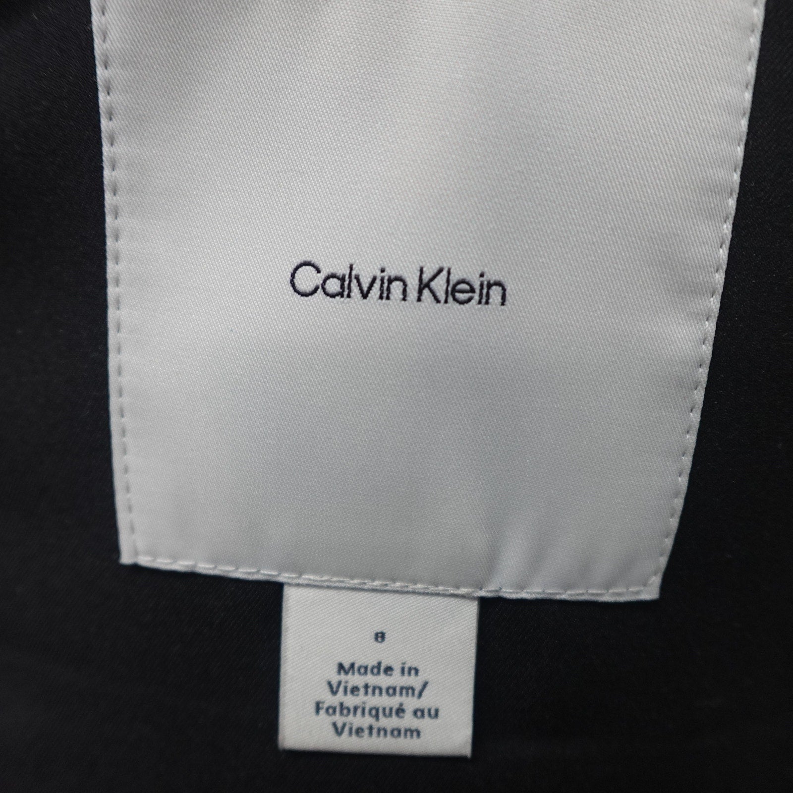 Calvin Klein Women's Soft Crepe Blazer Black- Size 8