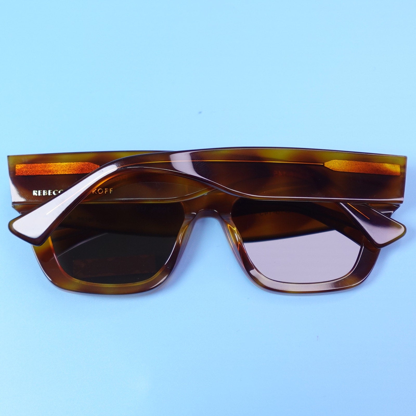 Rebecca Minkoff Soraya Sunglasses Brown tortoiseshell 100% UV Protection