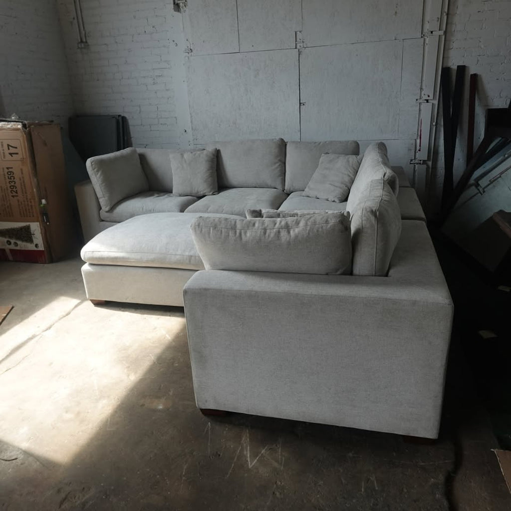 Thomasville Lowell 6-piece Modular Sectional Light Gray