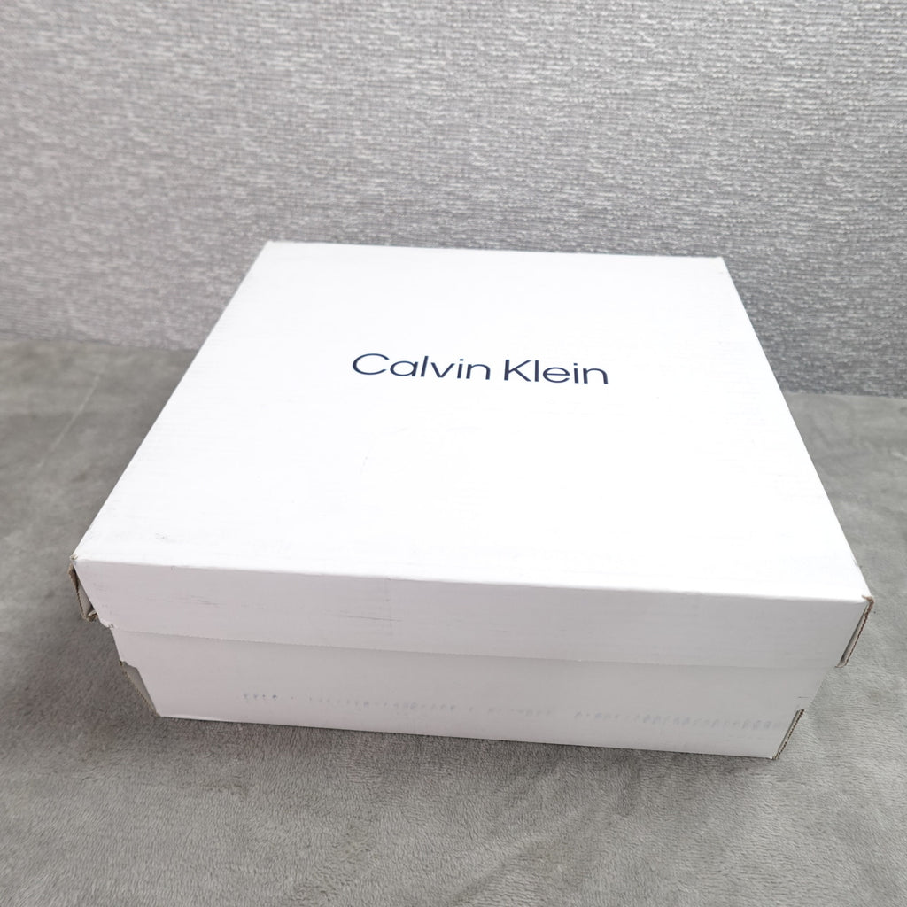 Calvin Klein Karmona Women's Wedge Sandals Black Logo Size 9M New
