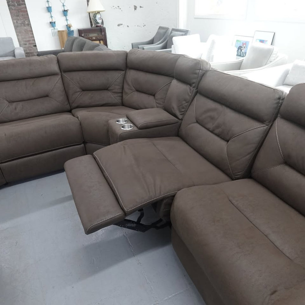 Fletcher 6-piece Fabric Reclining Sectional