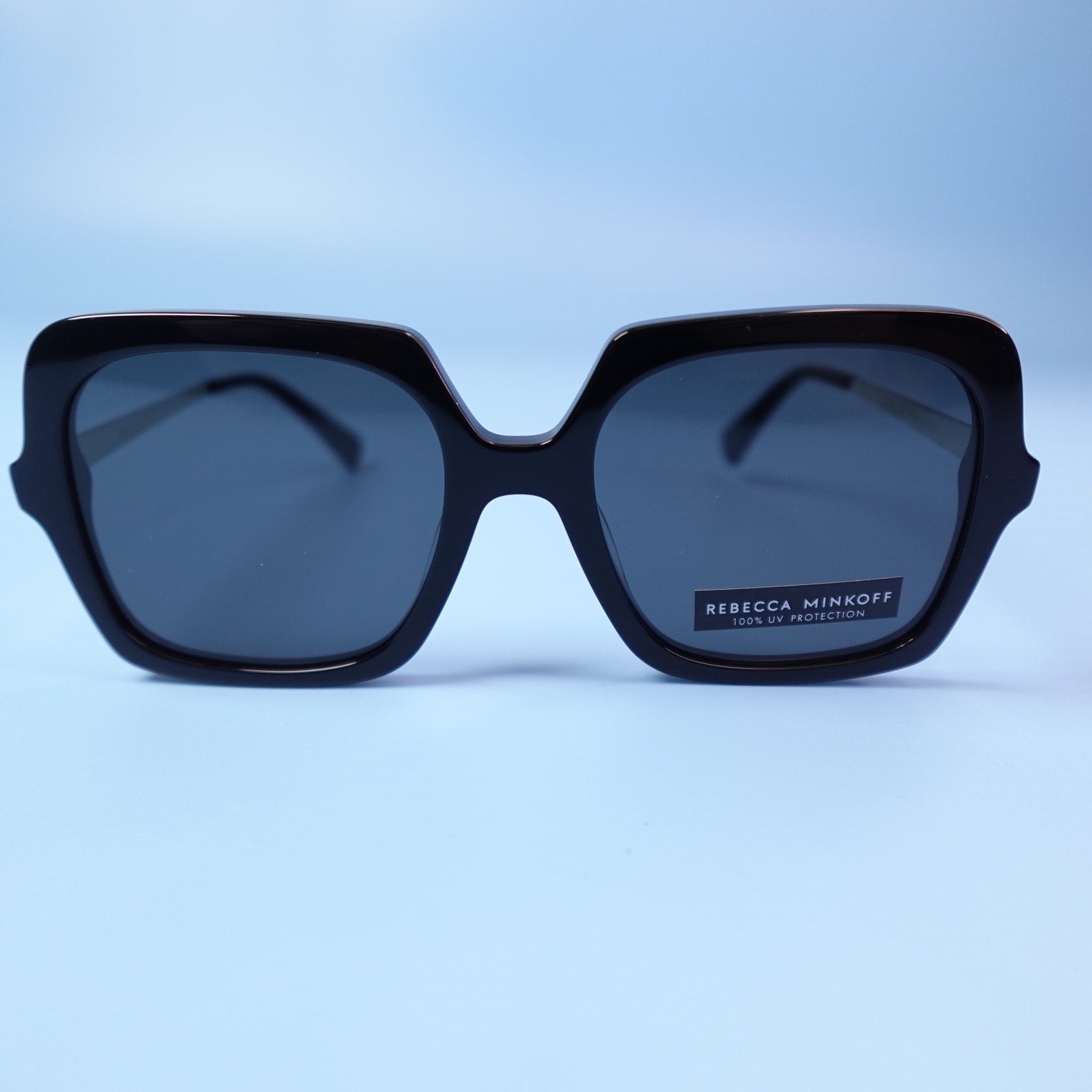 Rebecca Minkoff Sunglasses Willow Black & Silver 100% UV Protection