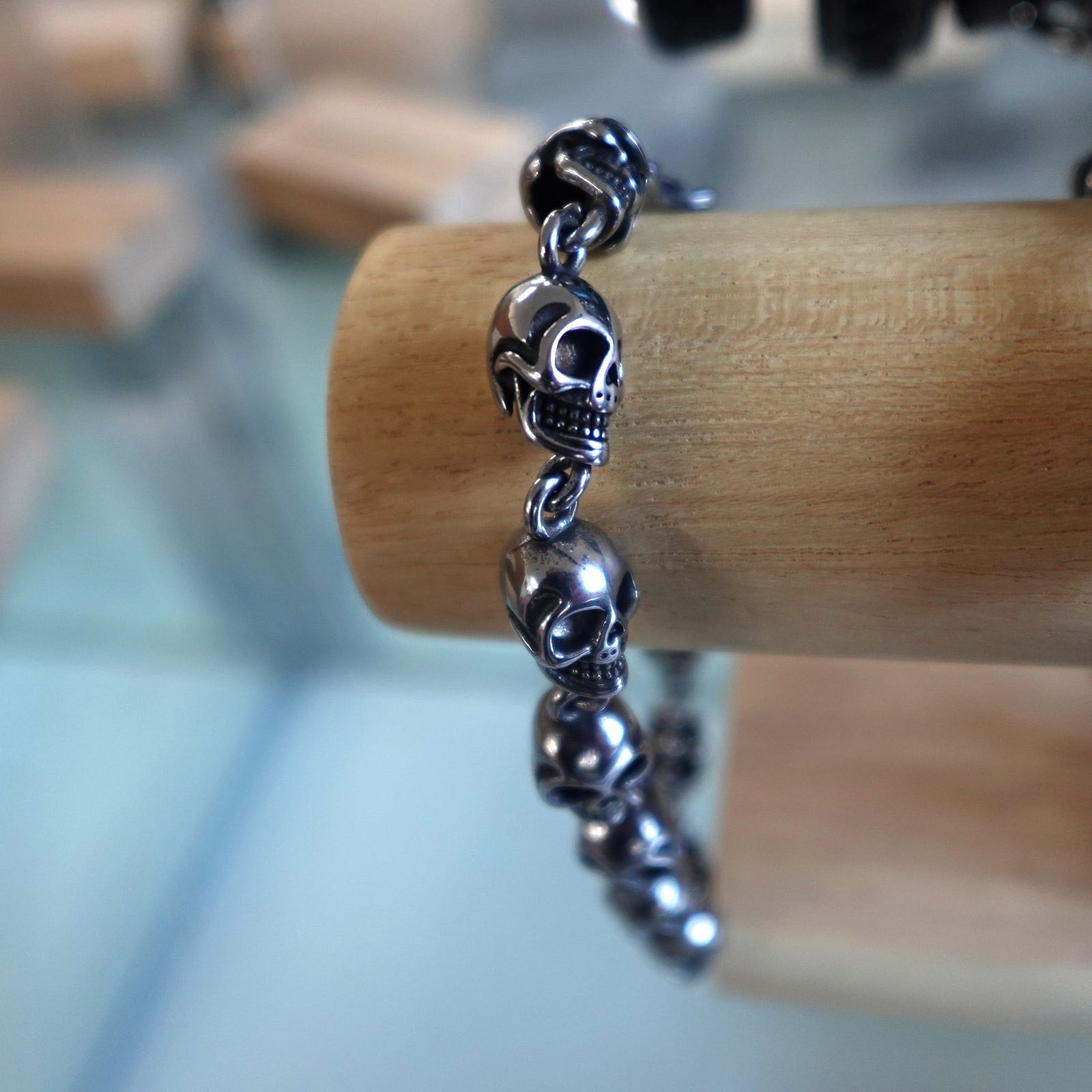 Stainless Steel Skull Bracelet