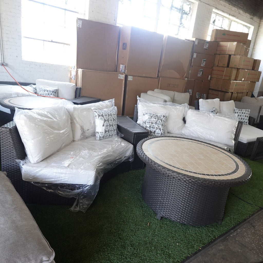 Sunvilla Outdoor Curved Patio Set – 4 Piece (NEW) – $1,199 OBO