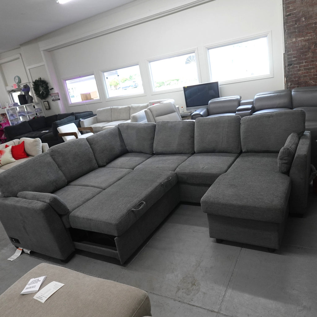 Coddle Luke Sleeper Sectional with Reversible Chaise and Storage